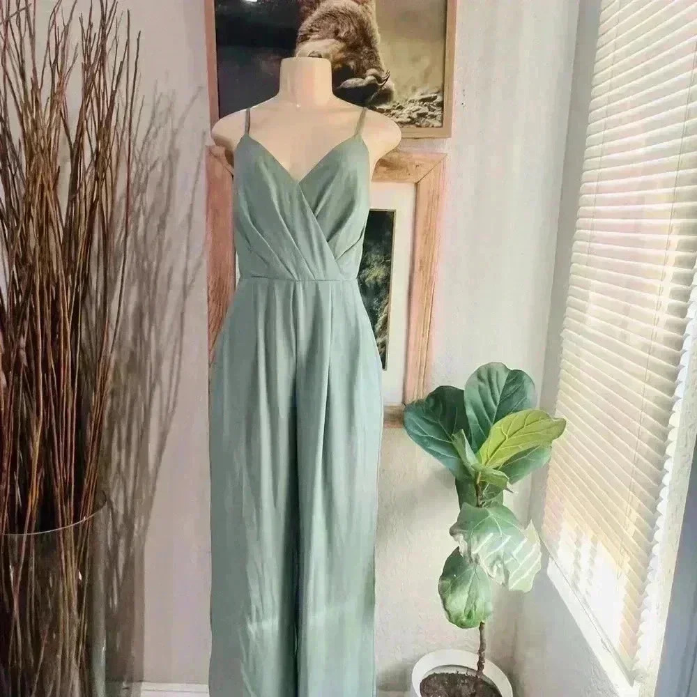 Lulus Call me faux women’s romper in size XS - Picture 2 of 14